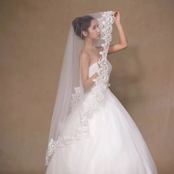 Dresses & Skirts - Voile Mariage  quality Ivory Tulle Short Wedding